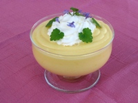 Das Dessert - Fruchtige Gundermannspeise