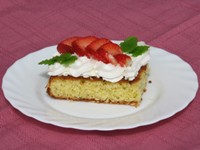 Zitronenmelisse-Schnitte