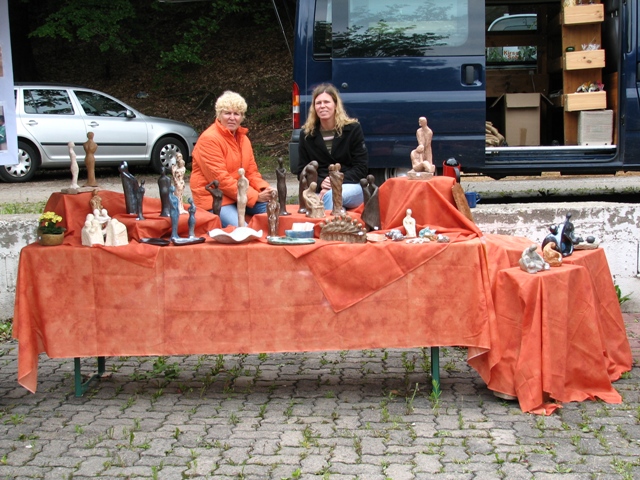 Kunstvolle Keramik-Objekte von Frau Dr. Eckmann