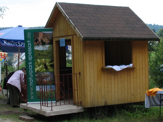 Infostand Naturpark Spessart