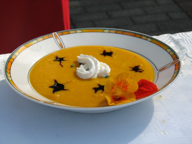 Apfel-Kürbissuppe